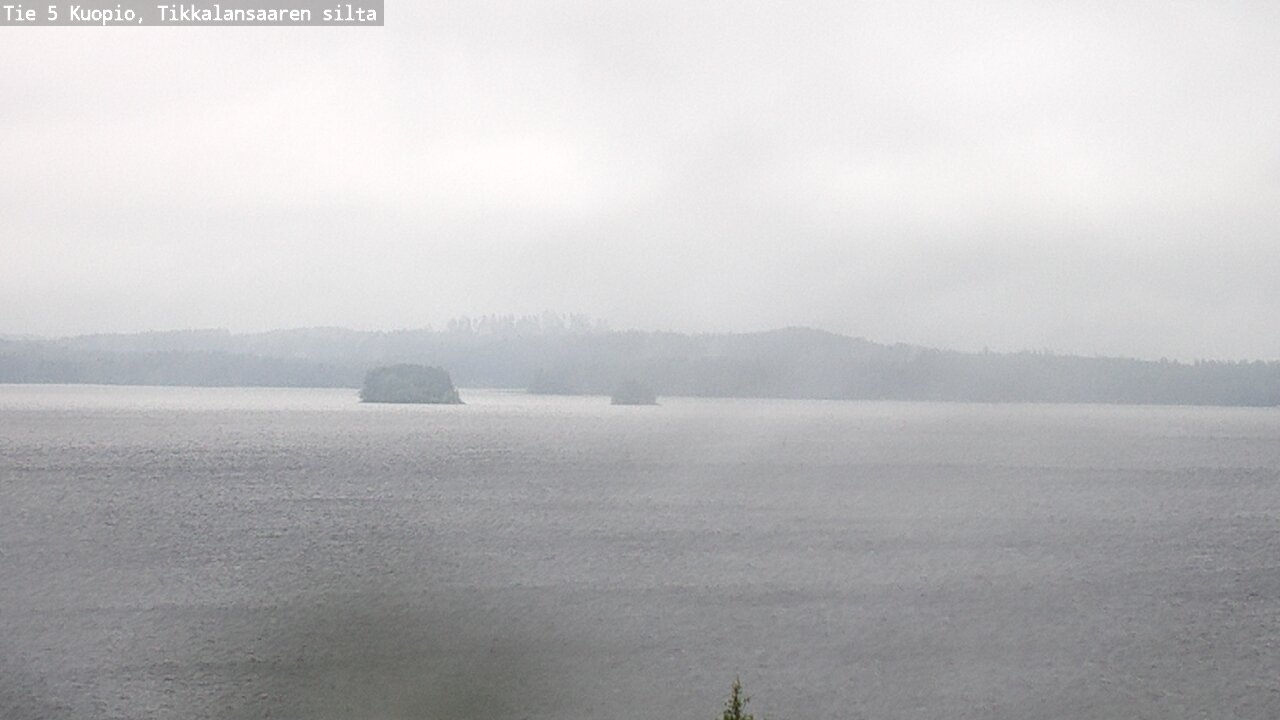 Weather Camera Image Väg 5 Kuopio, Tikkalansaari, Kuopio, Pohjois-Savo