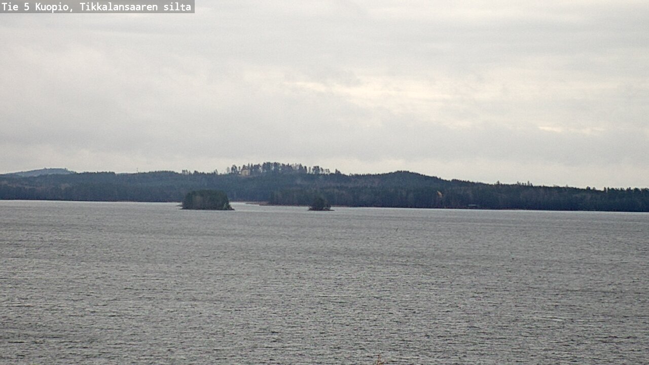 Weather Camera Image Väg 5 Kuopio, Tikkalansaari, Kuopio, Pohjois-Savo