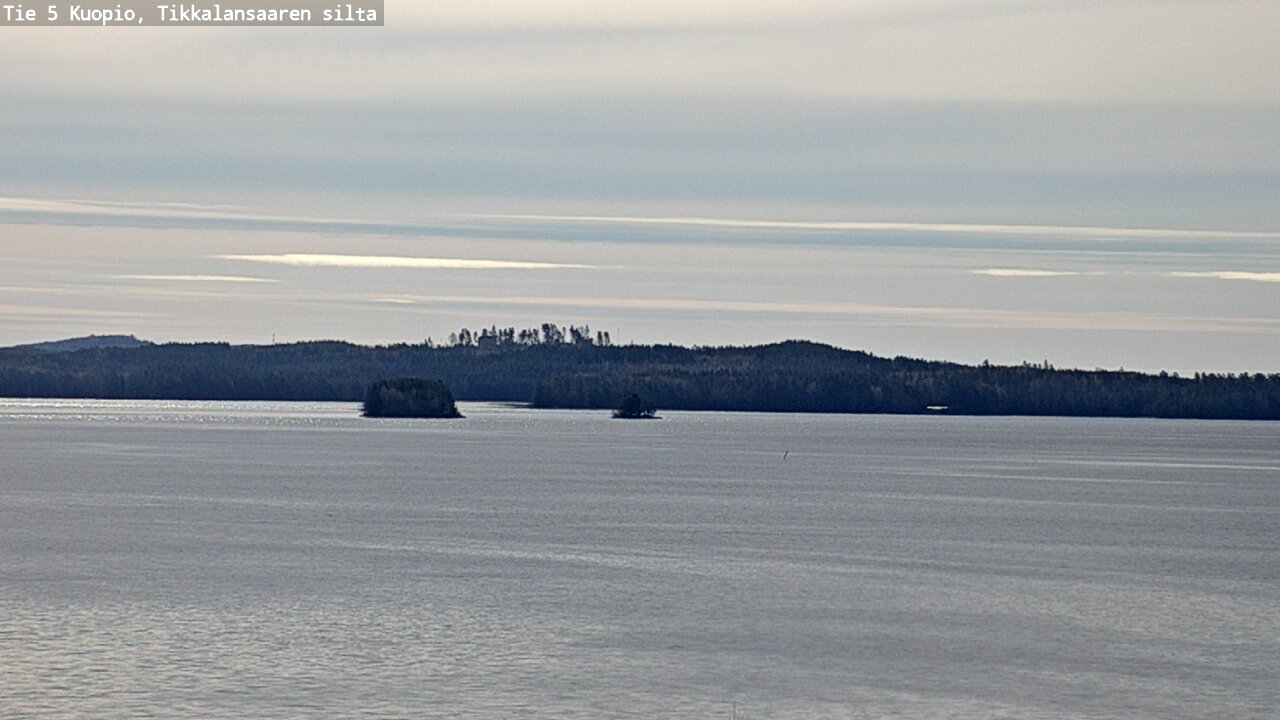 Weather Camera Image Väg 5 Kuopio, Tikkalansaari, Kuopio, Pohjois-Savo