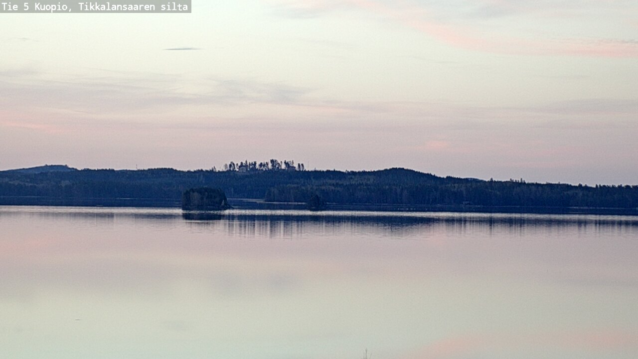 Weather Camera Image Road 5 Kuopio, Tikkalansaari, Kuopio, Pohjois-Savo
