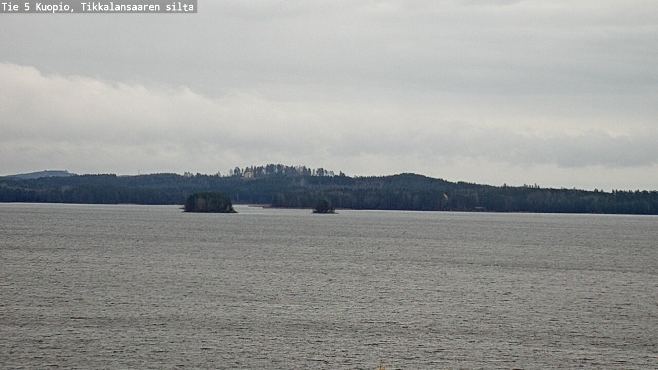 Weather Camera Image Väg 5 Kuopio, Tikkalansaari, Kuopio, Pohjois-Savo