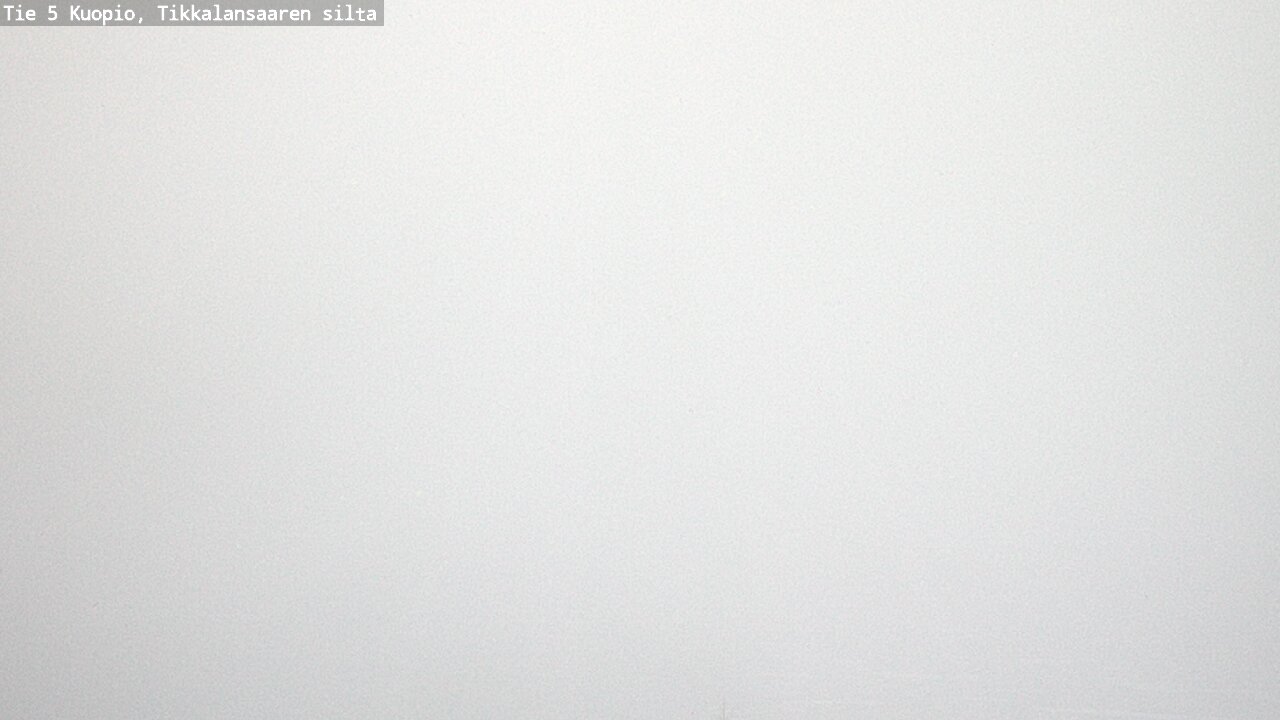 Weather Camera Image Road 5 Kuopio, Tikkalansaari, Kuopio, Pohjois-Savo