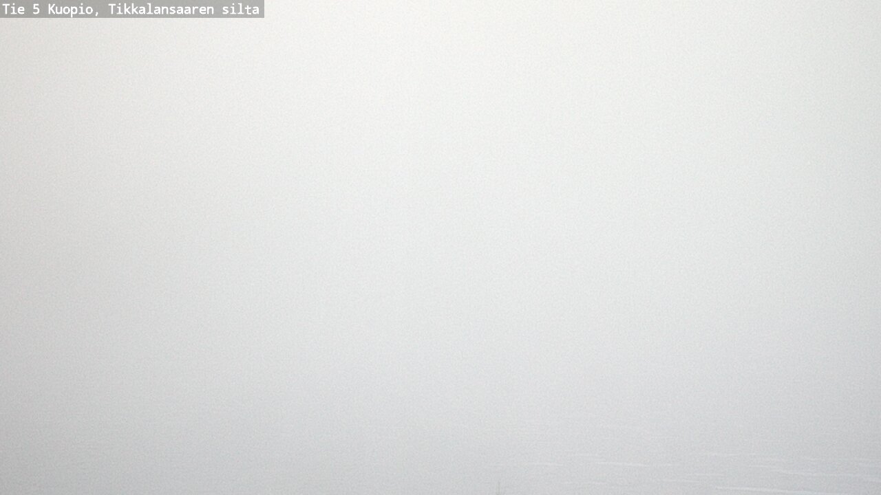 Weather Camera Image Road 5 Kuopio, Tikkalansaari, Kuopio, Pohjois-Savo