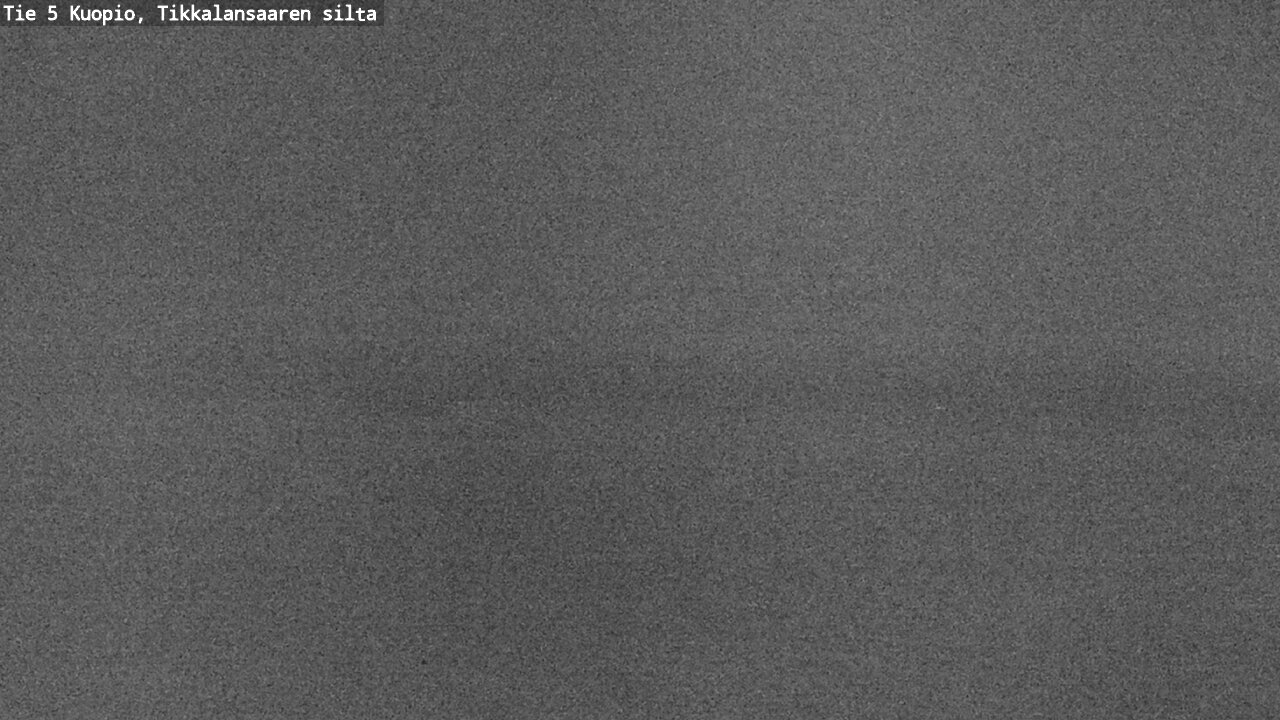 Weather Camera Image Road 5 Kuopio, Tikkalansaari, Kuopio, Pohjois-Savo