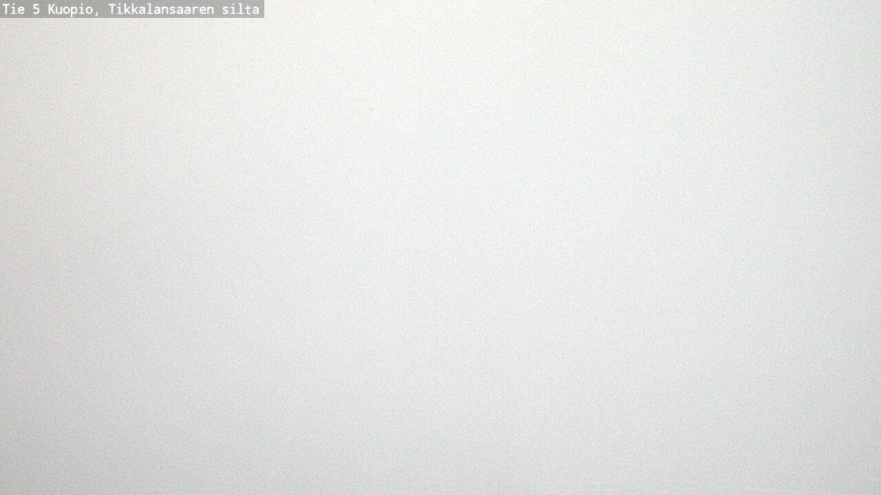 Weather Camera Image Road 5 Kuopio, Tikkalansaari, Kuopio, Pohjois-Savo