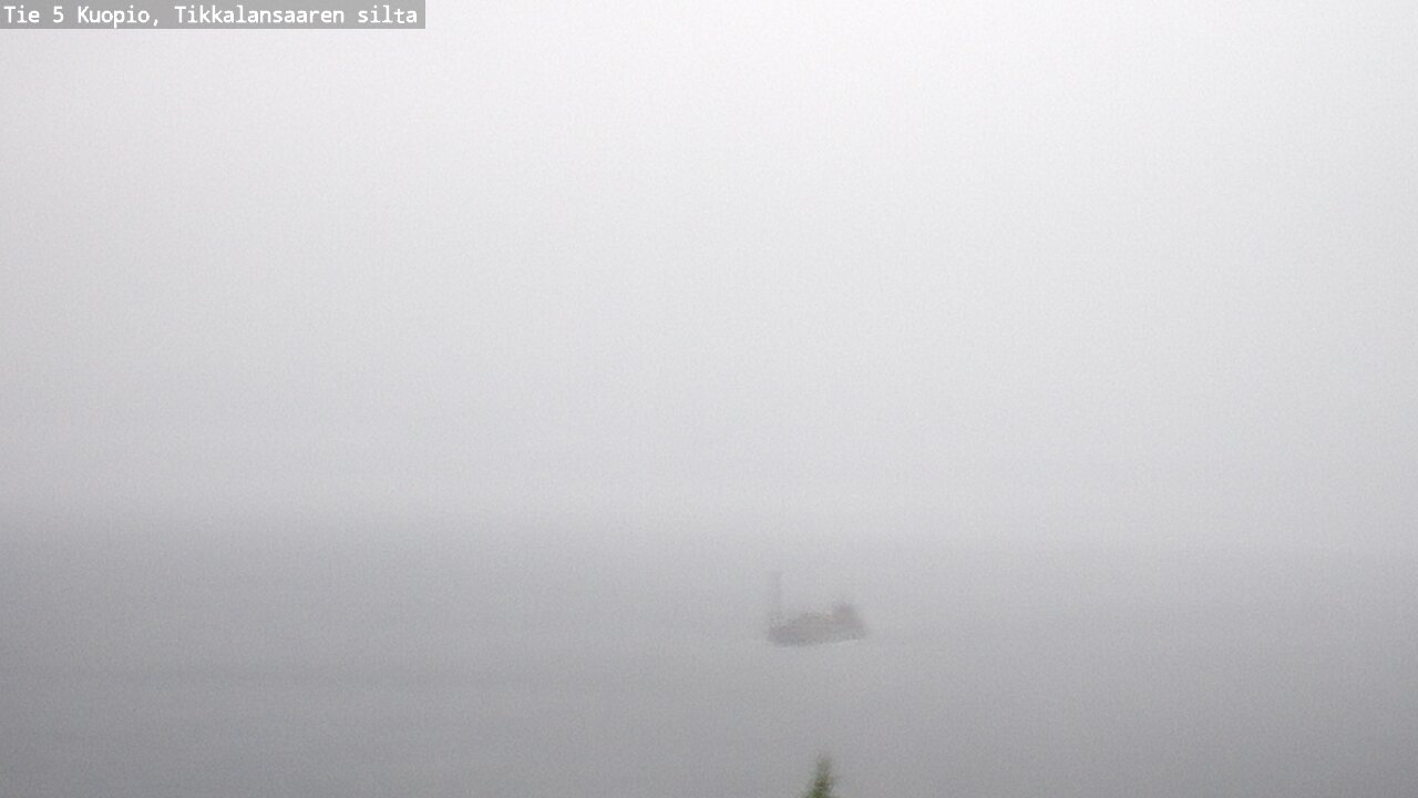 Weather Camera Image Väg 5 Kuopio, Tikkalansaari, Kuopio, Pohjois-Savo