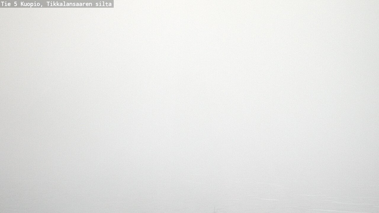 Weather Camera Image Road 5 Kuopio, Tikkalansaari, Kuopio, Pohjois-Savo