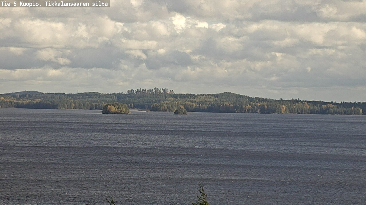 Weather Camera Image Road 5 Kuopio, Tikkalansaari, Kuopio, Pohjois-Savo