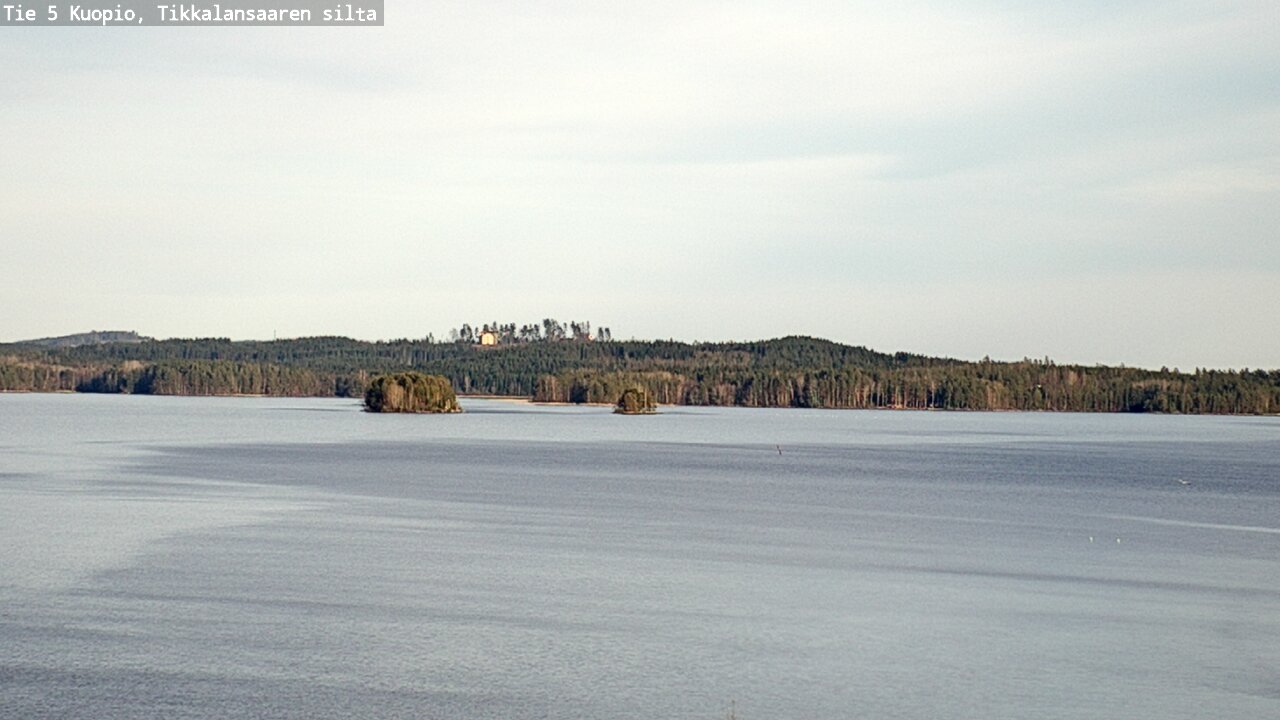 Weather Camera Image Väg 5 Kuopio, Tikkalansaari, Kuopio, Pohjois-Savo
