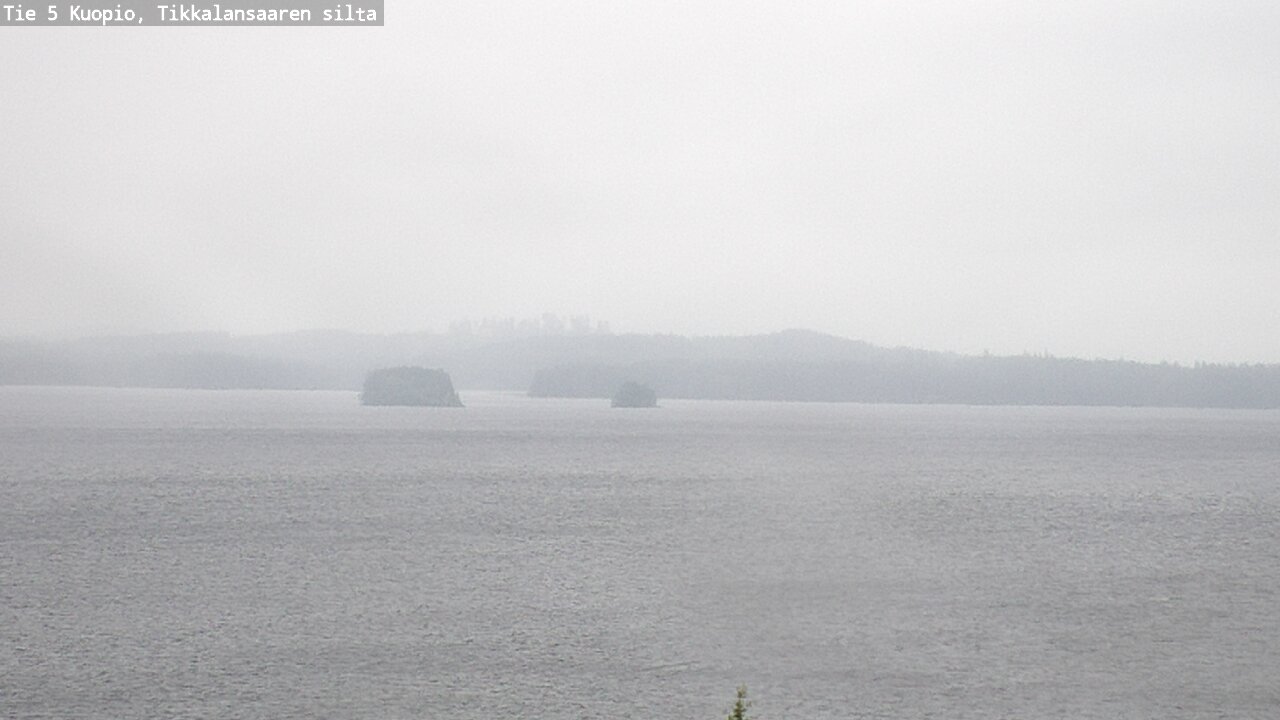 Weather Camera Image Väg 5 Kuopio, Tikkalansaari, Kuopio, Pohjois-Savo