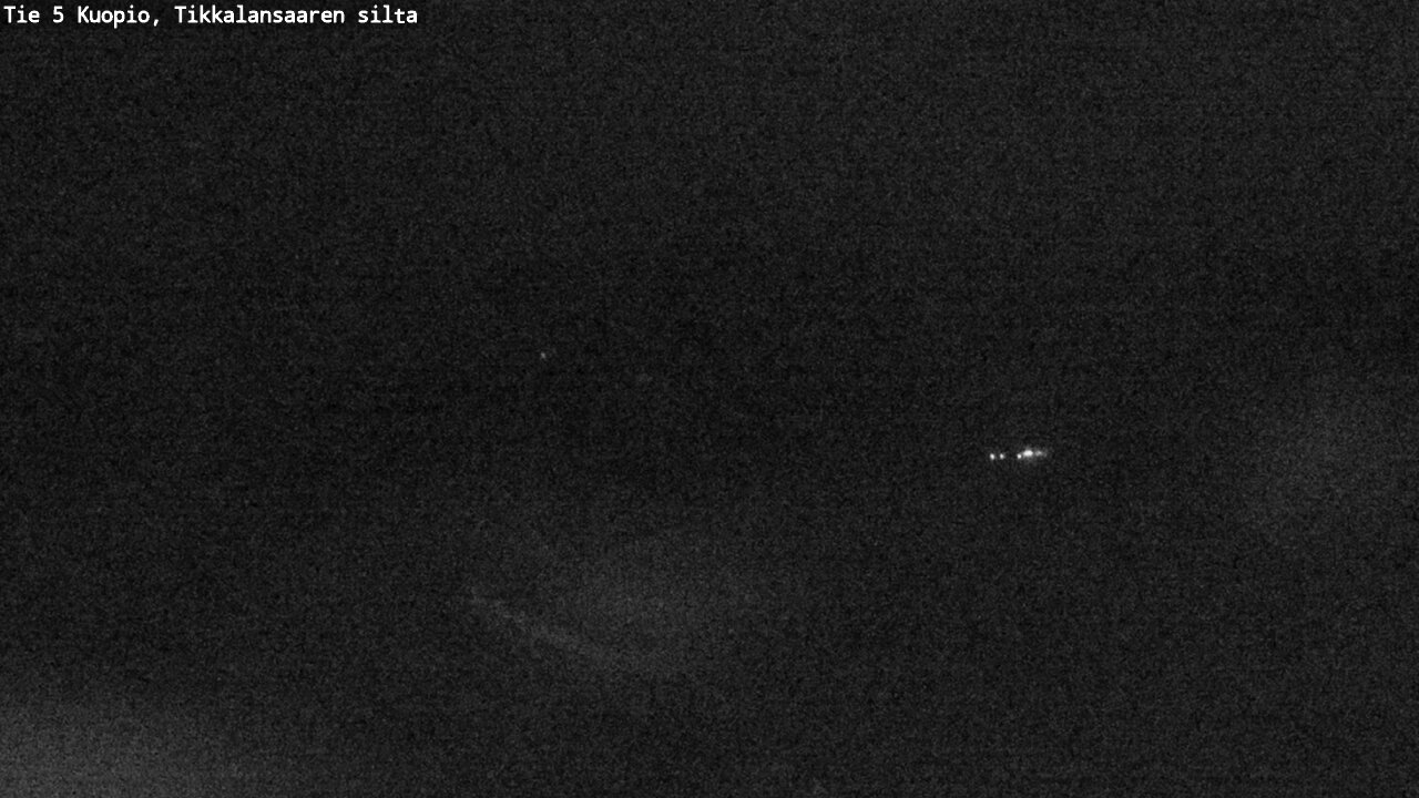 Weather Camera Image Road 5 Kuopio, Tikkalansaari, Kuopio, Pohjois-Savo