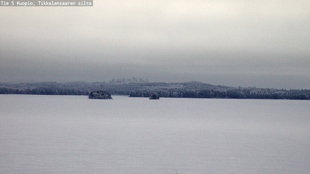 Weather Camera Image Väg 5 Kuopio, Tikkalansaari, Kuopio, Pohjois-Savo