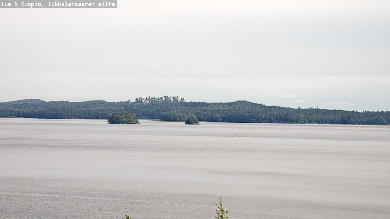 Weather Camera Image Väg 5 Kuopio, Tikkalansaari, Kuopio, Pohjois-Savo