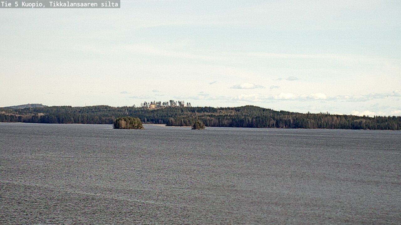 Weather Camera Image Väg 5 Kuopio, Tikkalansaari, Kuopio, Pohjois-Savo