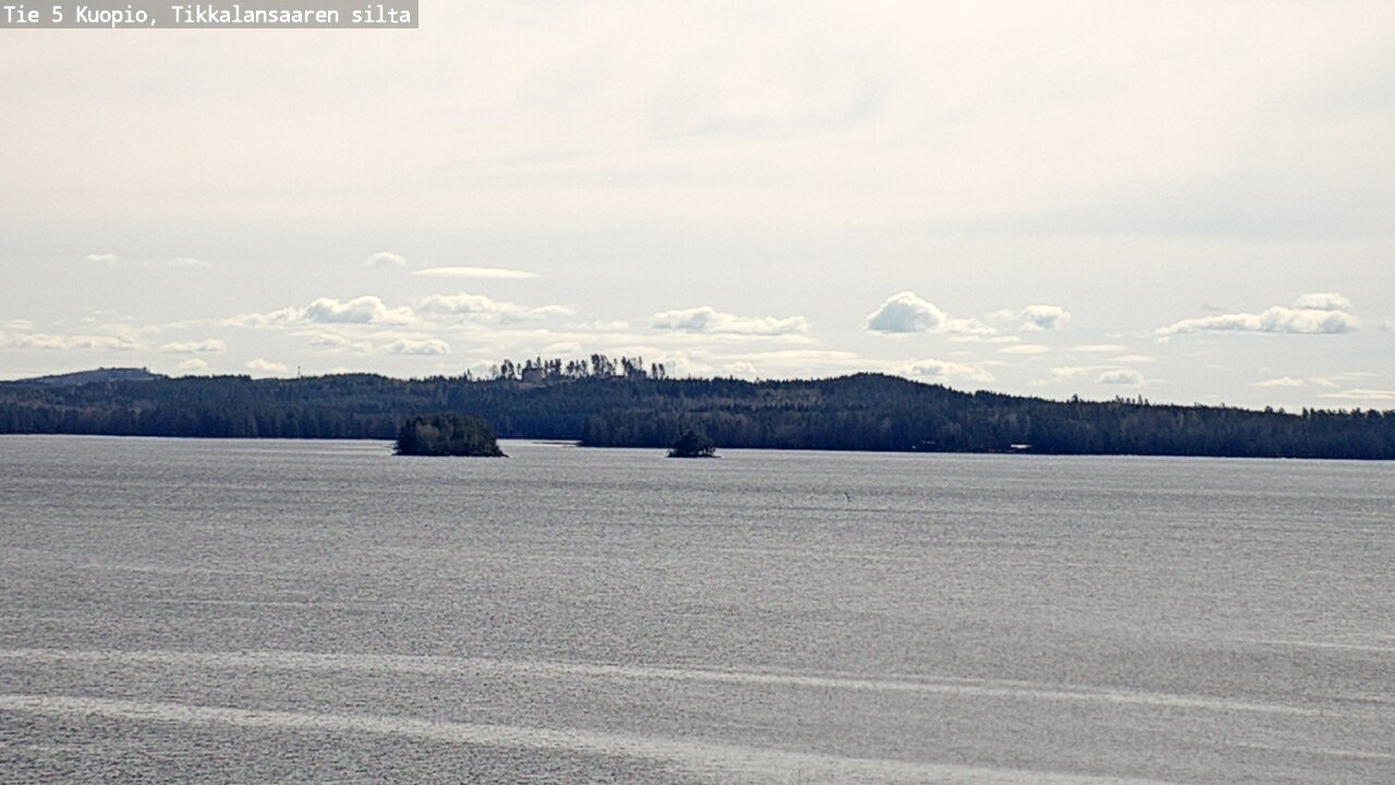 Weather Camera Image Väg 5 Kuopio, Tikkalansaari, Kuopio, Pohjois-Savo