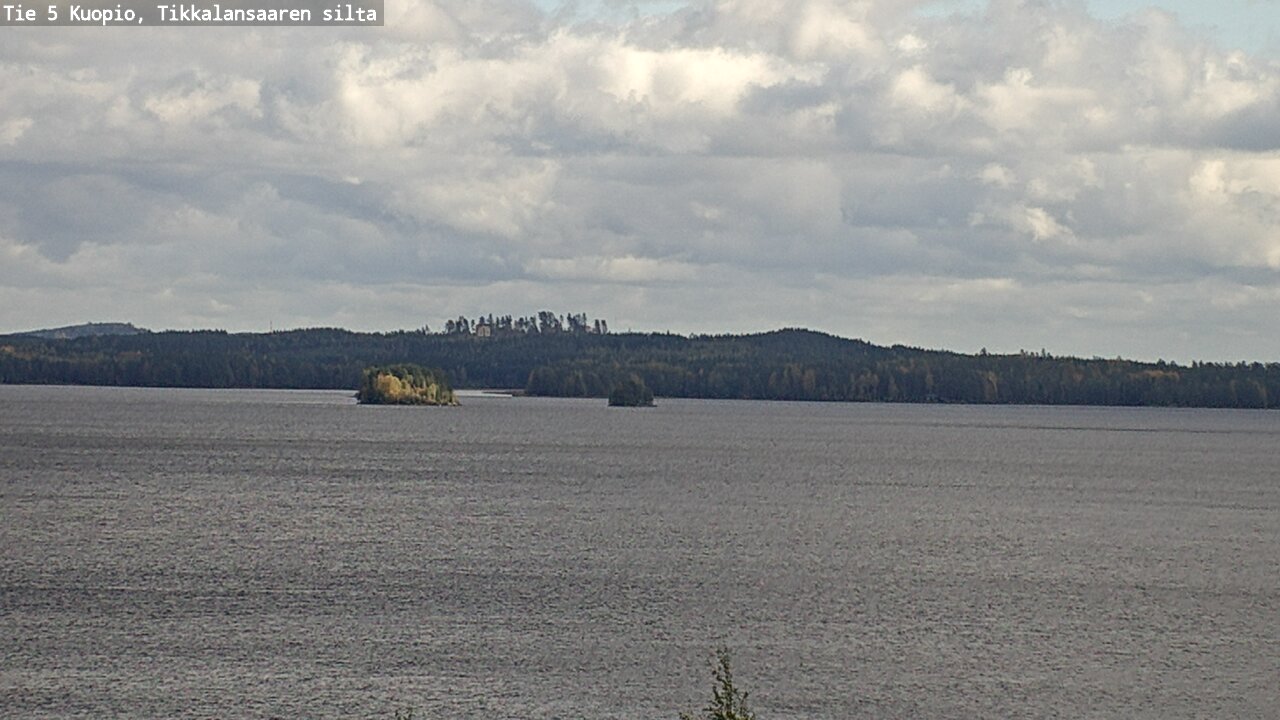 Weather Camera Image Road 5 Kuopio, Tikkalansaari, Kuopio, Pohjois-Savo