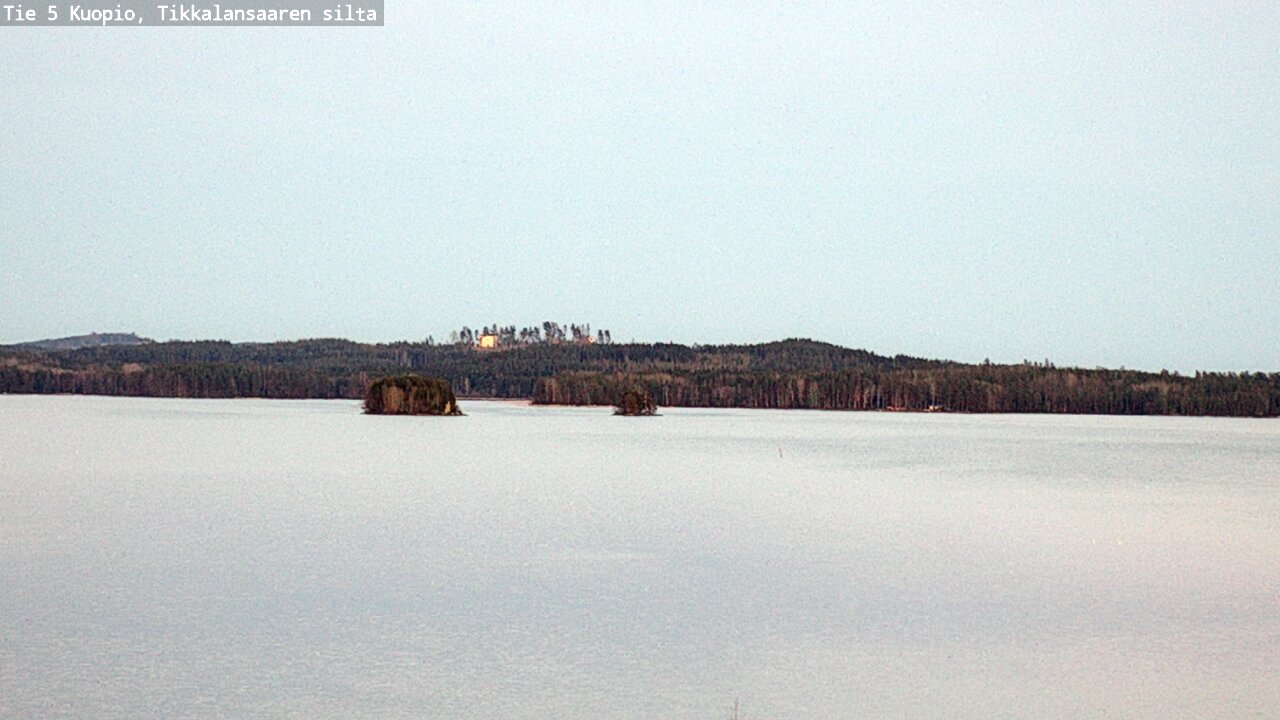 Weather Camera Image Väg 5 Kuopio, Tikkalansaari, Kuopio, Pohjois-Savo