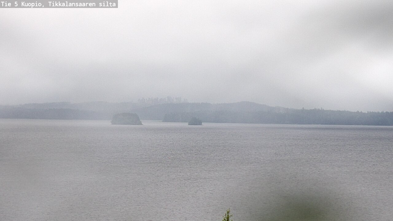 Weather Camera Image Road 5 Kuopio, Tikkalansaari, Kuopio, Pohjois-Savo