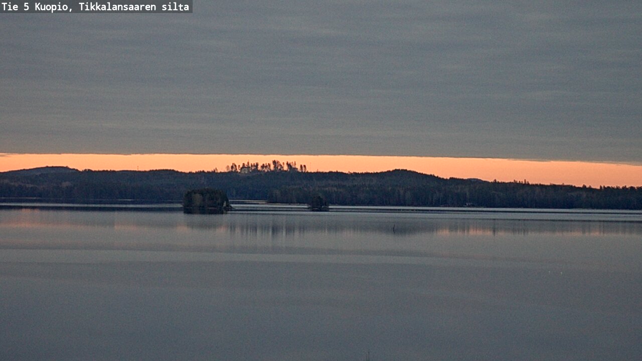 Weather Camera Image Väg 5 Kuopio, Tikkalansaari, Kuopio, Pohjois-Savo