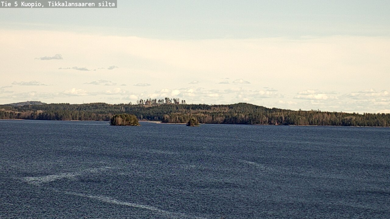 Weather Camera Image Väg 5 Kuopio, Tikkalansaari, Kuopio, Pohjois-Savo