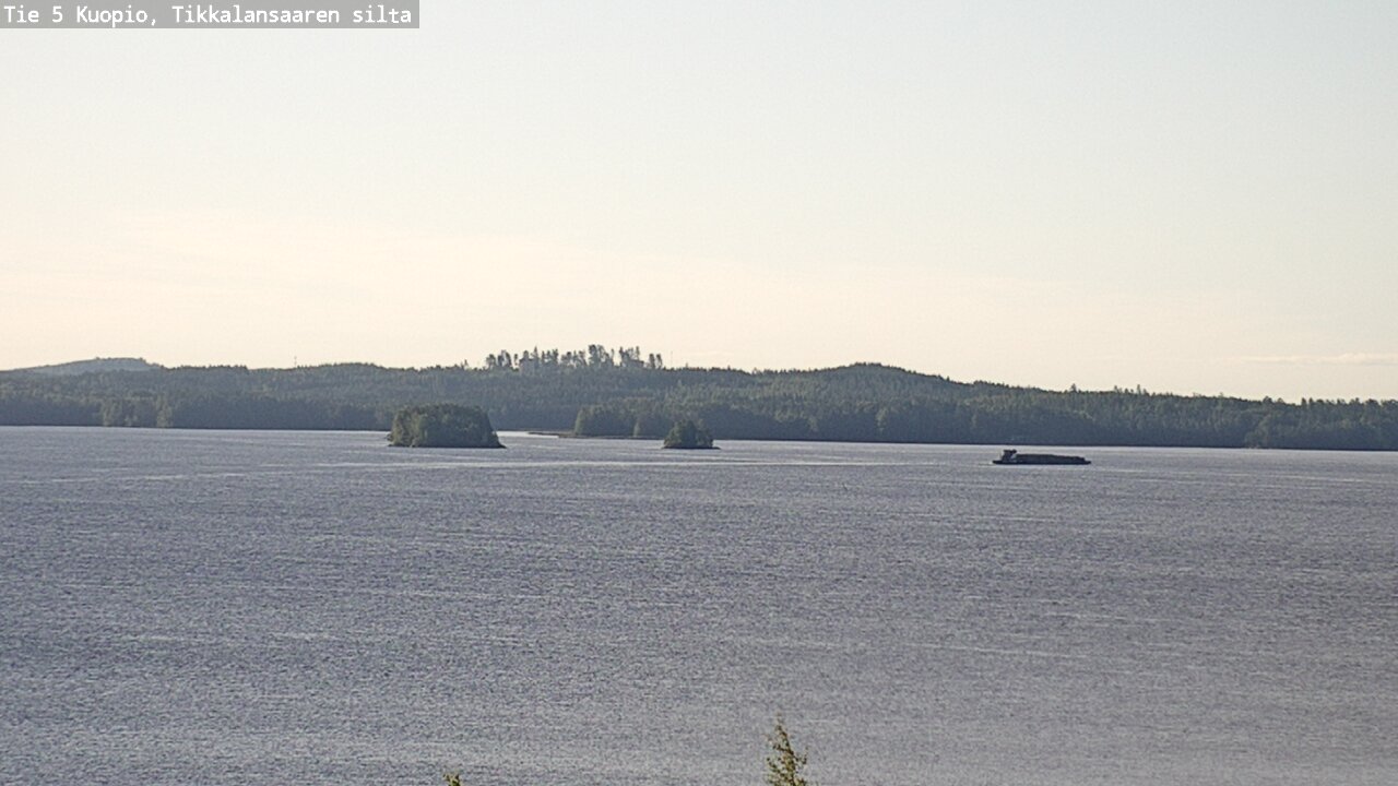 Weather Camera Image Road 5 Kuopio, Tikkalansaari, Kuopio, Pohjois-Savo