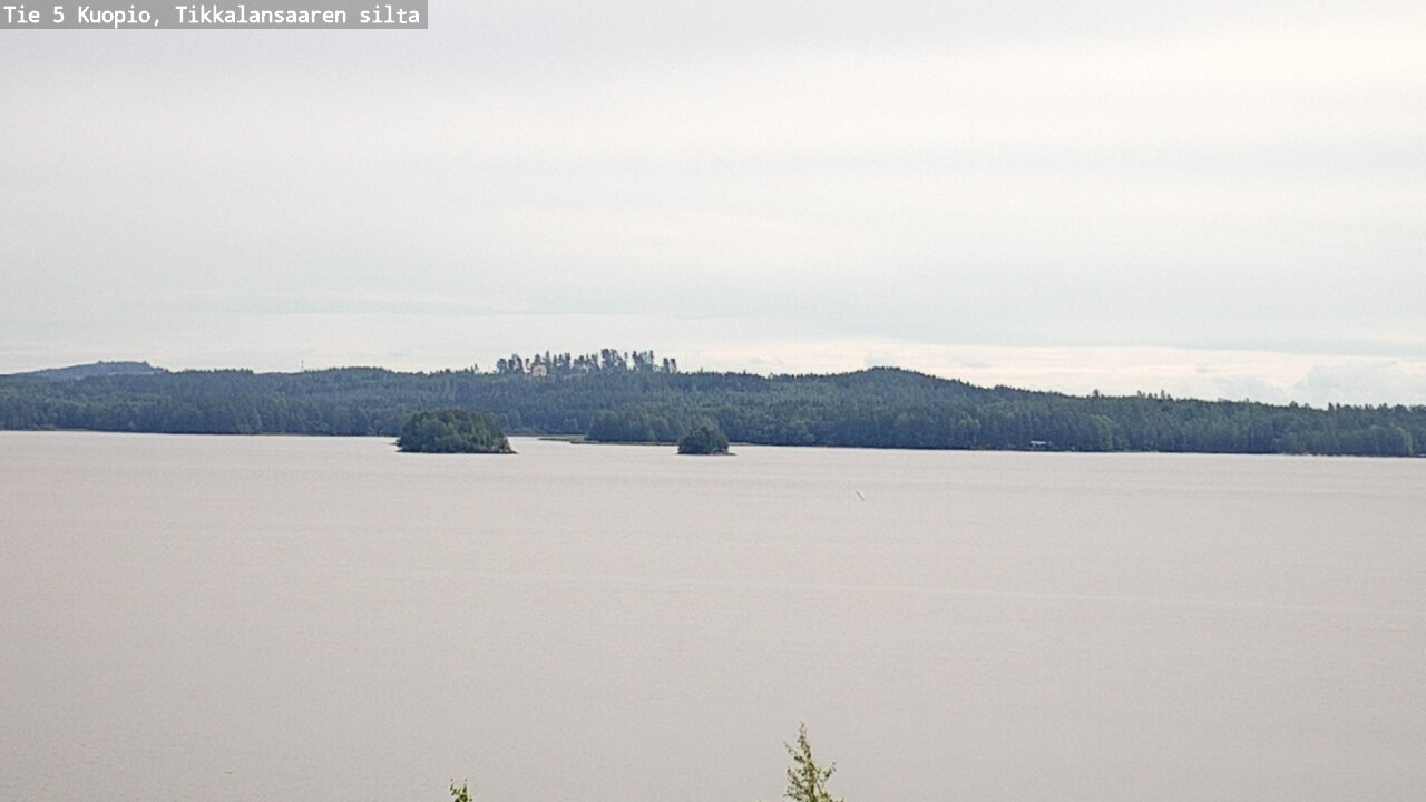 Weather Camera Image Road 5 Kuopio, Tikkalansaari, Kuopio, Pohjois-Savo