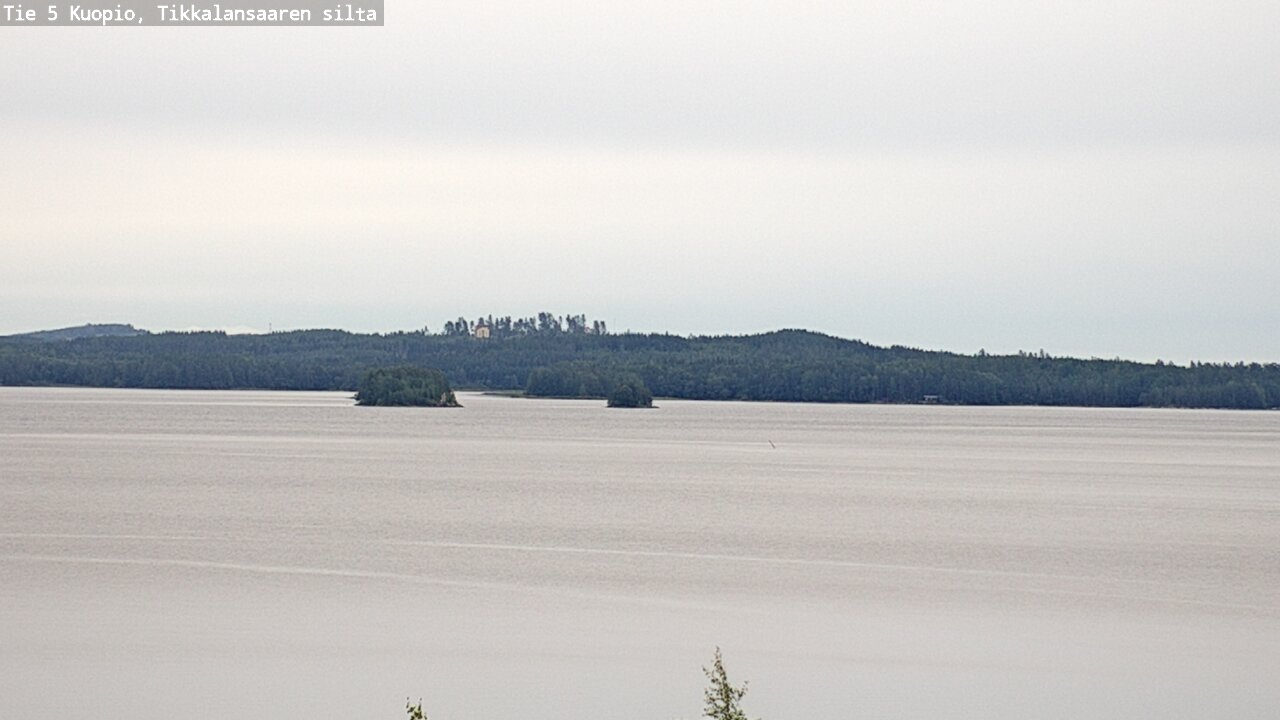 Weather Camera Image Väg 5 Kuopio, Tikkalansaari, Kuopio, Pohjois-Savo
