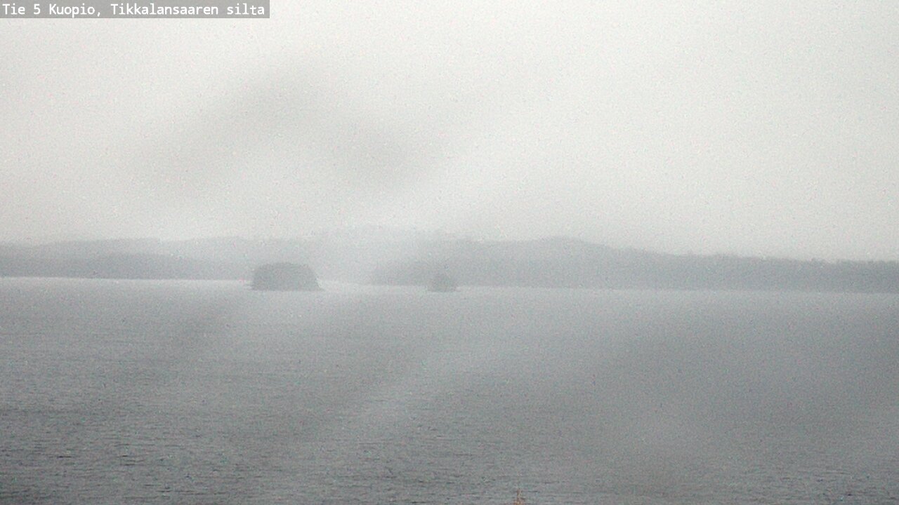 Weather Camera Image Väg 5 Kuopio, Tikkalansaari, Kuopio, Pohjois-Savo