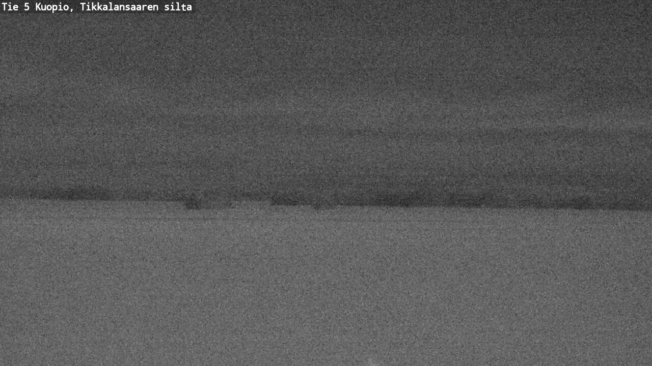 Weather Camera Image Road 5 Kuopio, Tikkalansaari, Kuopio, Pohjois-Savo