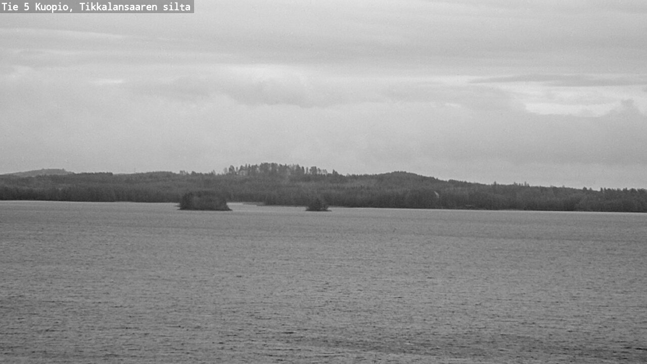 Weather Camera Image Väg 5 Kuopio, Tikkalansaari, Kuopio, Pohjois-Savo