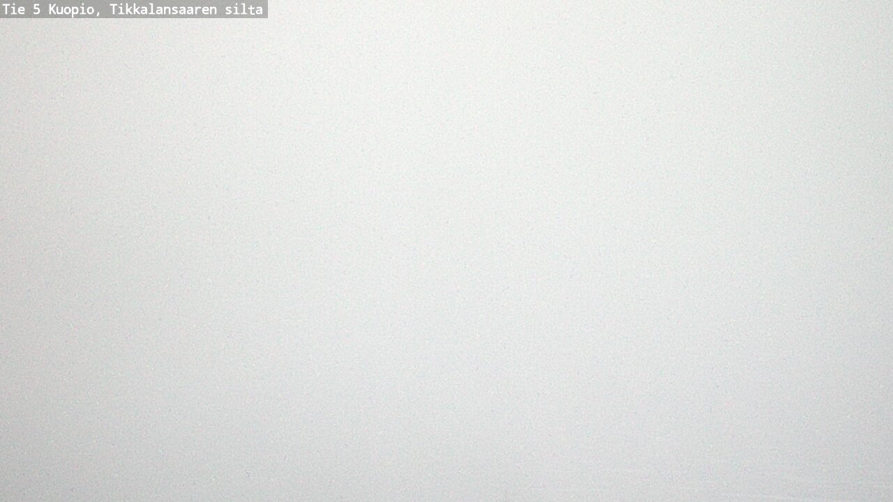 Weather Camera Image Road 5 Kuopio, Tikkalansaari, Kuopio, Pohjois-Savo