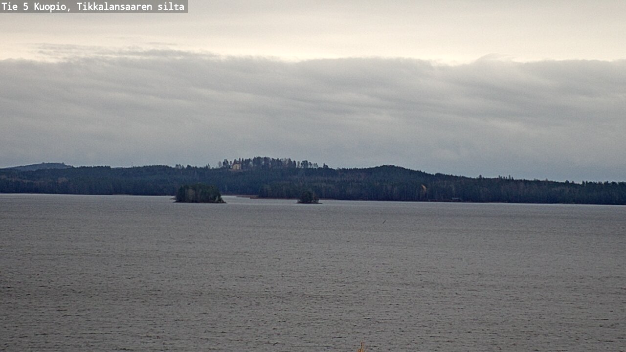 Weather Camera Image Väg 5 Kuopio, Tikkalansaari, Kuopio, Pohjois-Savo