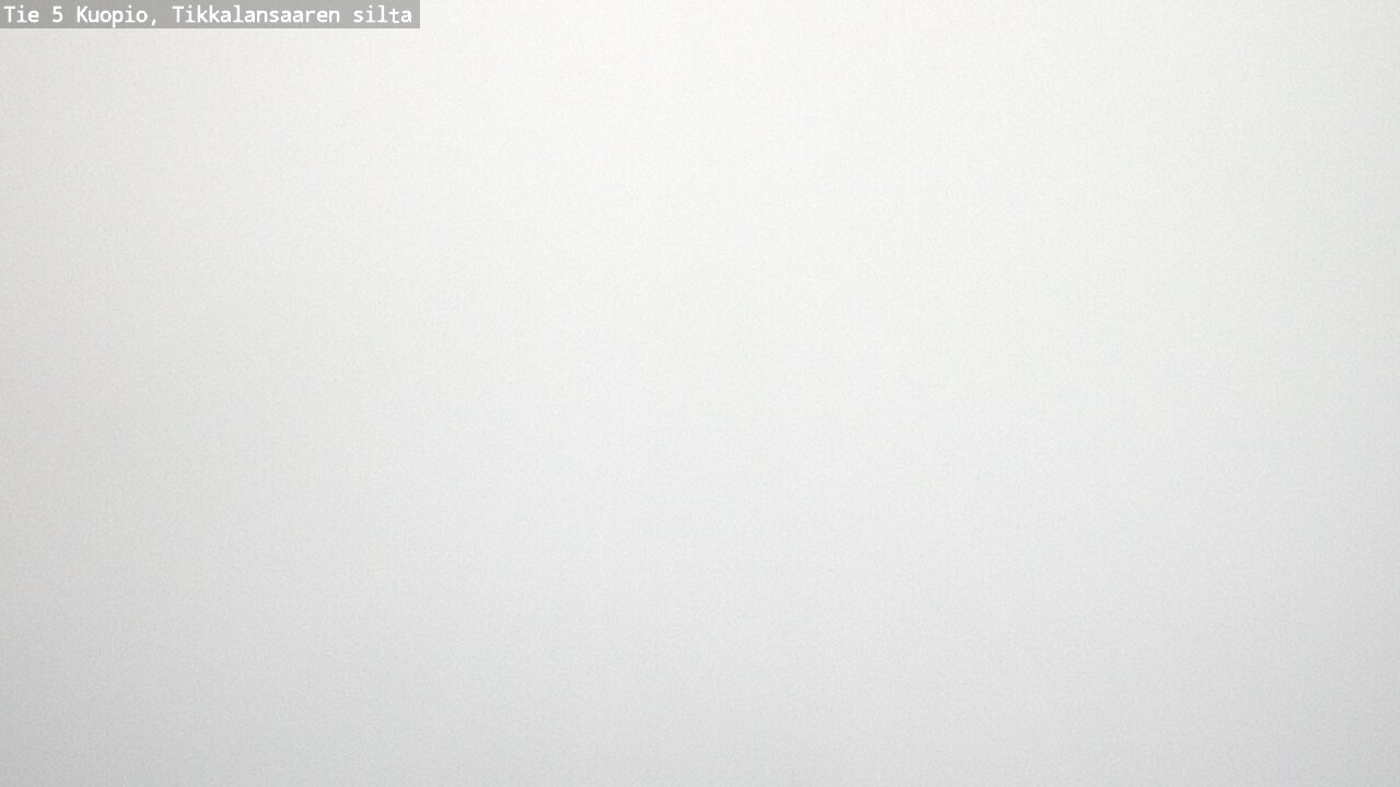 Weather Camera Image Road 5 Kuopio, Tikkalansaari, Kuopio, Pohjois-Savo