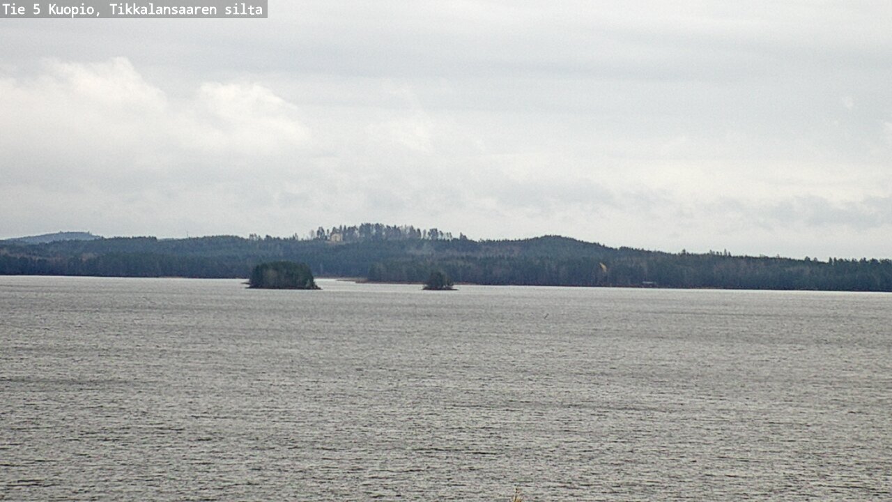 Weather Camera Image Väg 5 Kuopio, Tikkalansaari, Kuopio, Pohjois-Savo