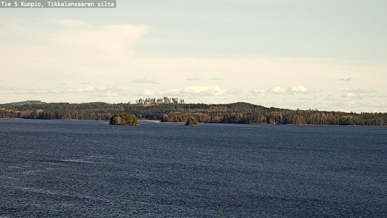 Weather Camera Image Väg 5 Kuopio, Tikkalansaari, Kuopio, Pohjois-Savo