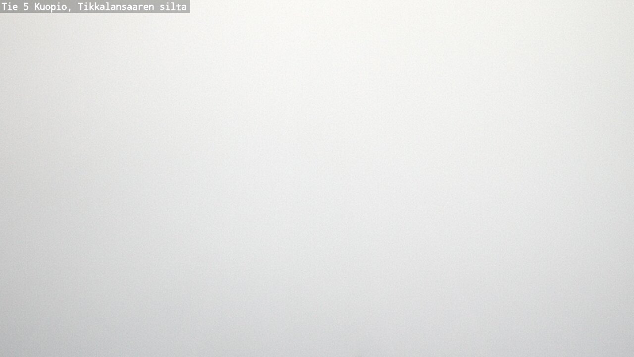 Weather Camera Image Road 5 Kuopio, Tikkalansaari, Kuopio, Pohjois-Savo