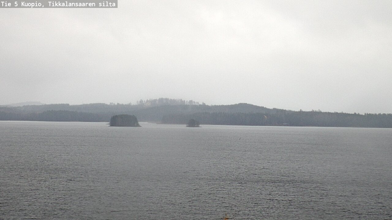 Weather Camera Image Väg 5 Kuopio, Tikkalansaari, Kuopio, Pohjois-Savo