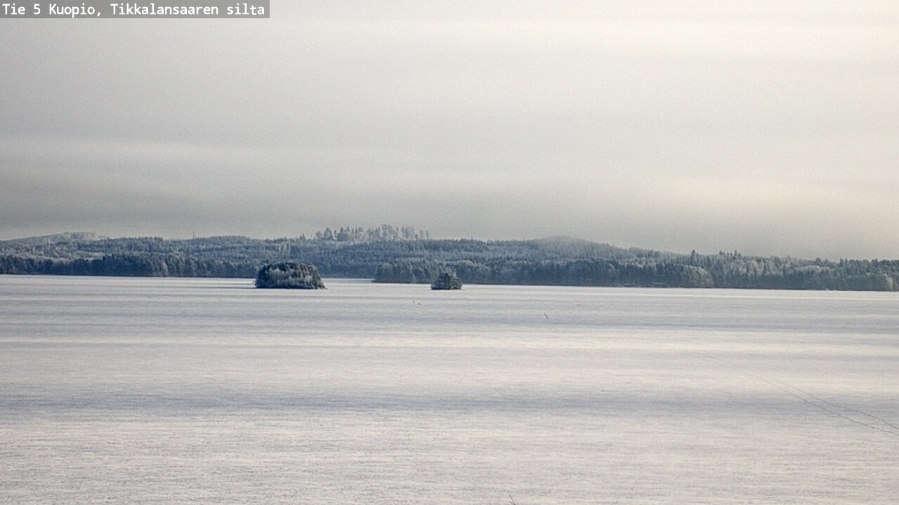 Weather Camera Image Väg 5 Kuopio, Tikkalansaari, Kuopio, Pohjois-Savo