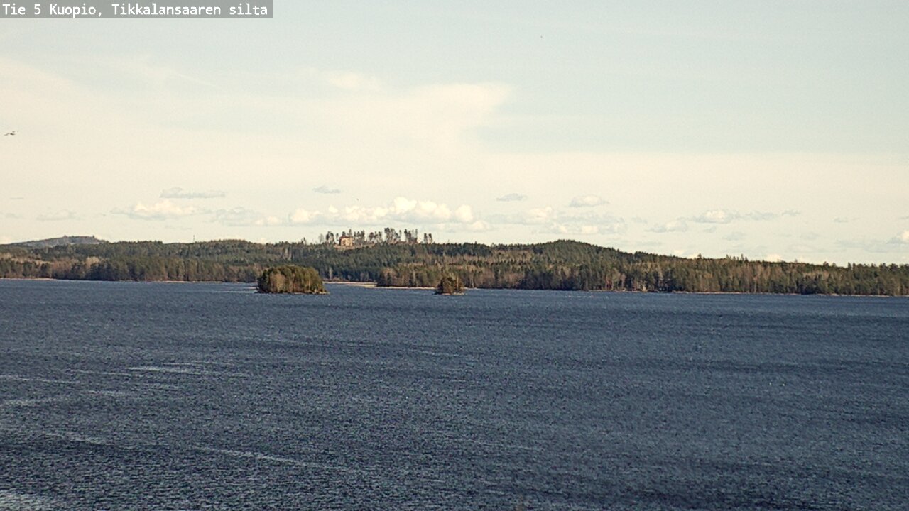 Weather Camera Image Väg 5 Kuopio, Tikkalansaari, Kuopio, Pohjois-Savo