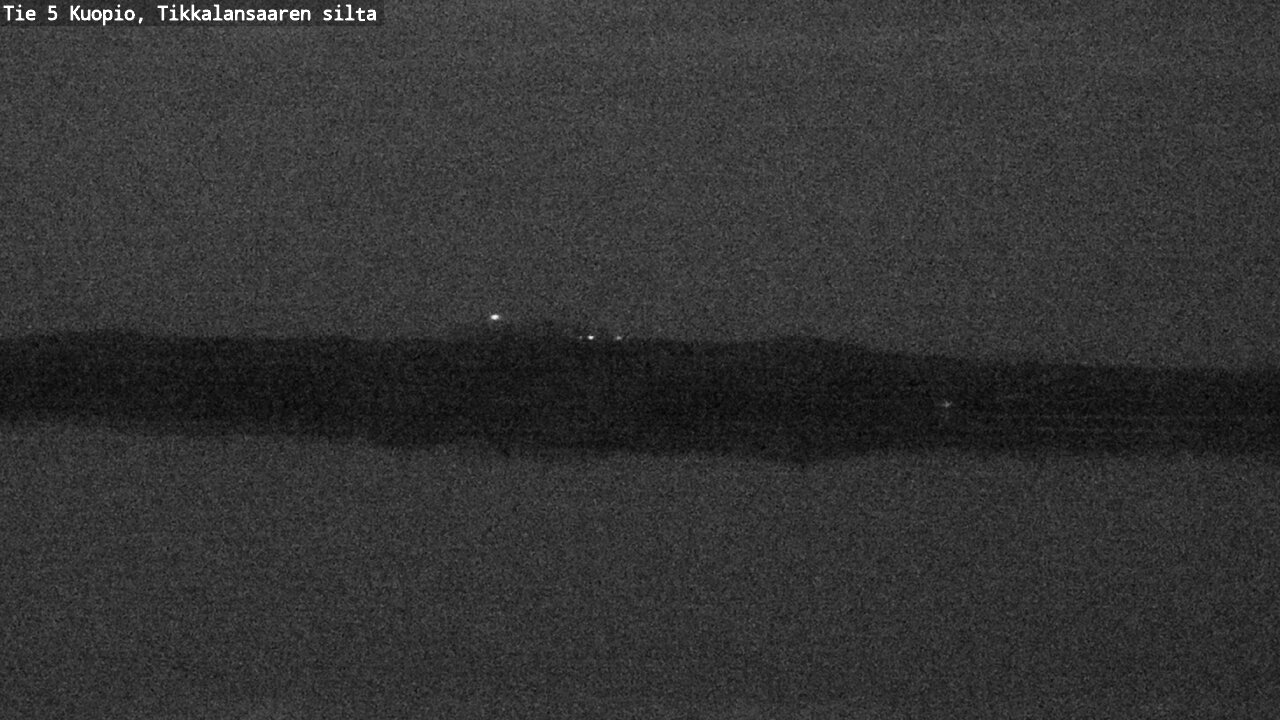 Weather Camera Image Road 5 Kuopio, Tikkalansaari, Kuopio, Pohjois-Savo