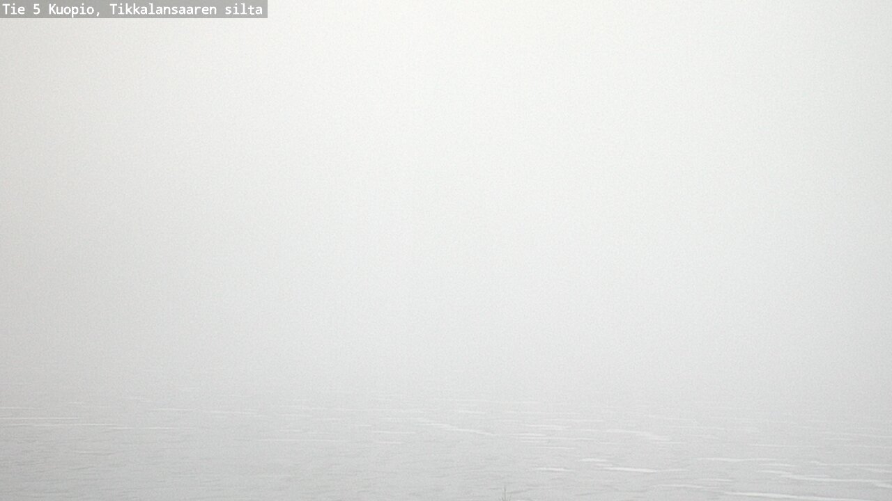 Weather Camera Image Road 5 Kuopio, Tikkalansaari, Kuopio, Pohjois-Savo