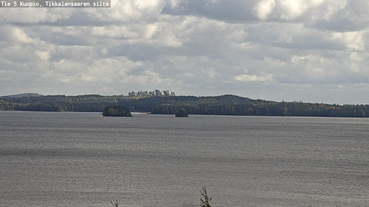 Weather Camera Image Road 5 Kuopio, Tikkalansaari, Kuopio, Pohjois-Savo
