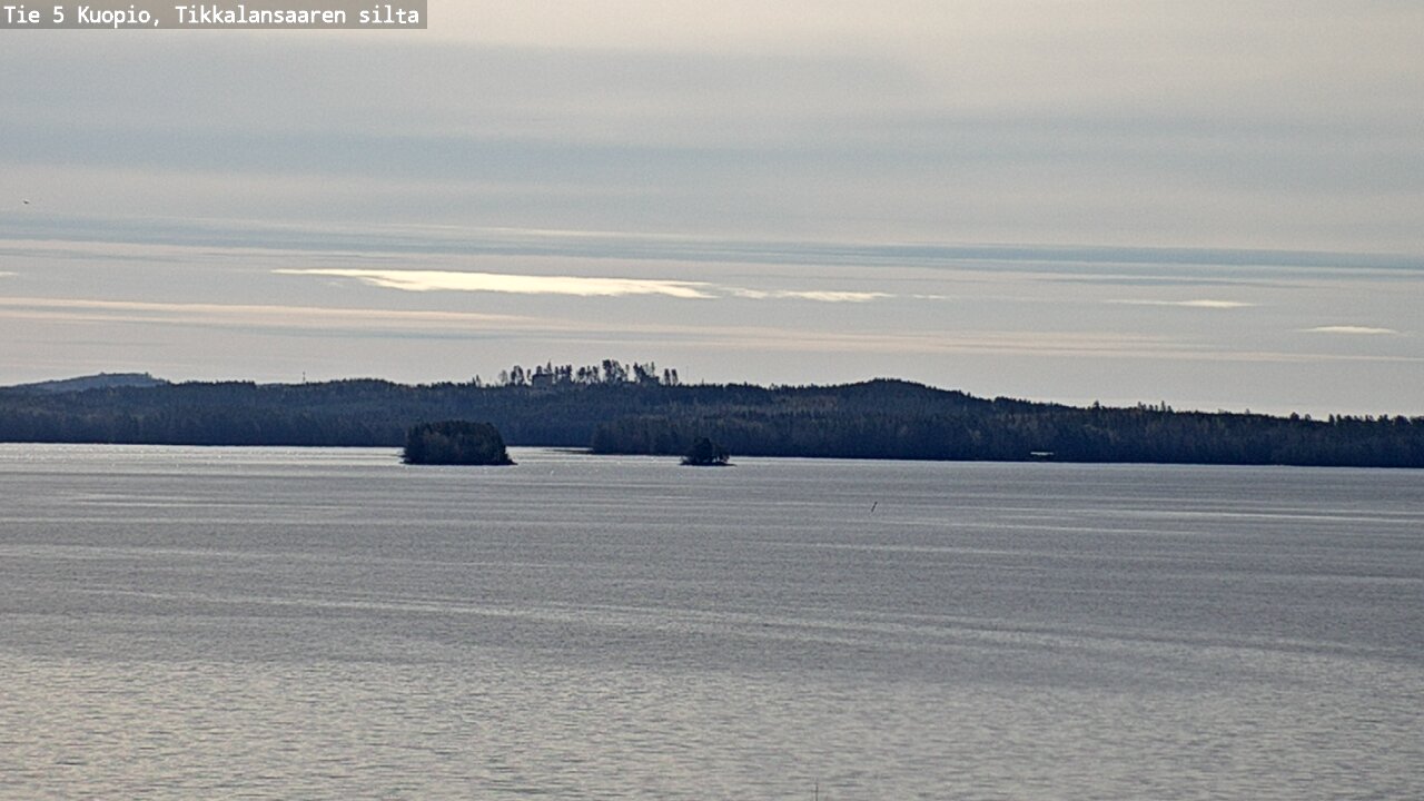 Weather Camera Image Väg 5 Kuopio, Tikkalansaari, Kuopio, Pohjois-Savo