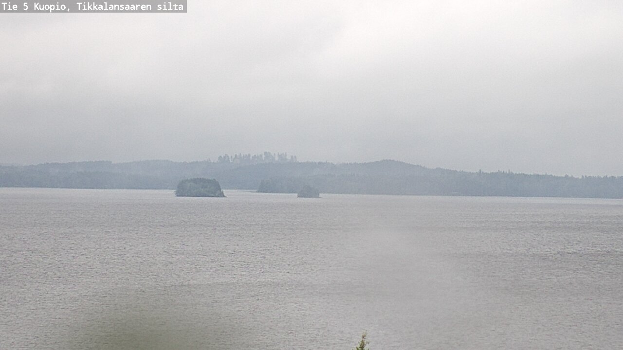 Weather Camera Image Väg 5 Kuopio, Tikkalansaari, Kuopio, Pohjois-Savo