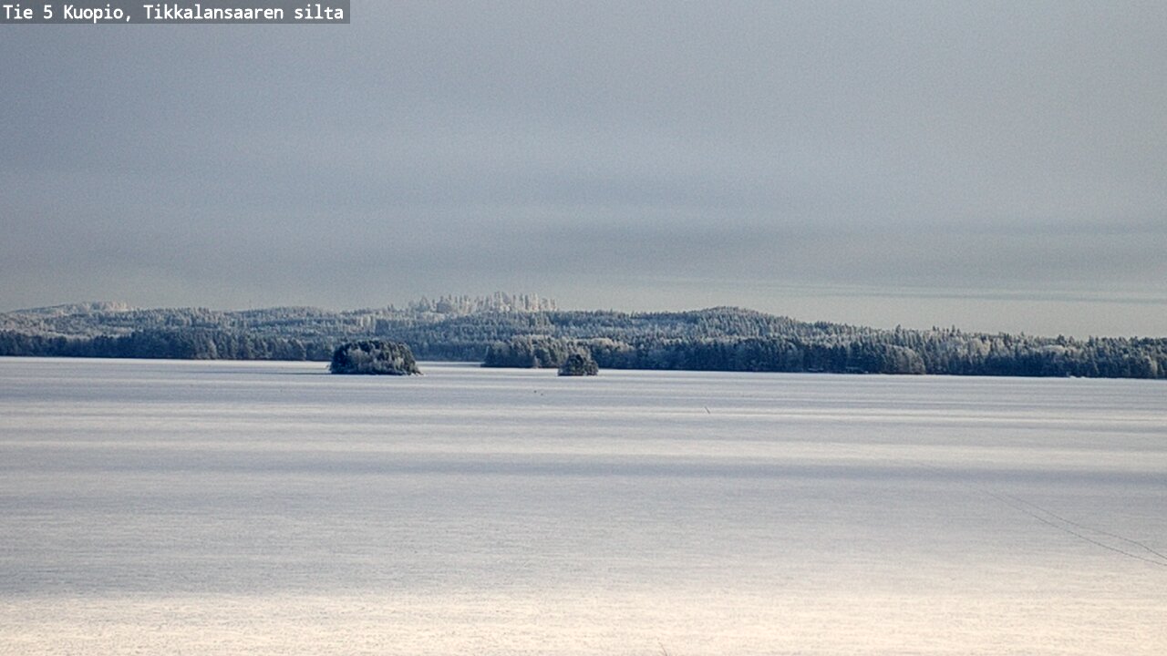 Weather Camera Image Väg 5 Kuopio, Tikkalansaari, Kuopio, Pohjois-Savo