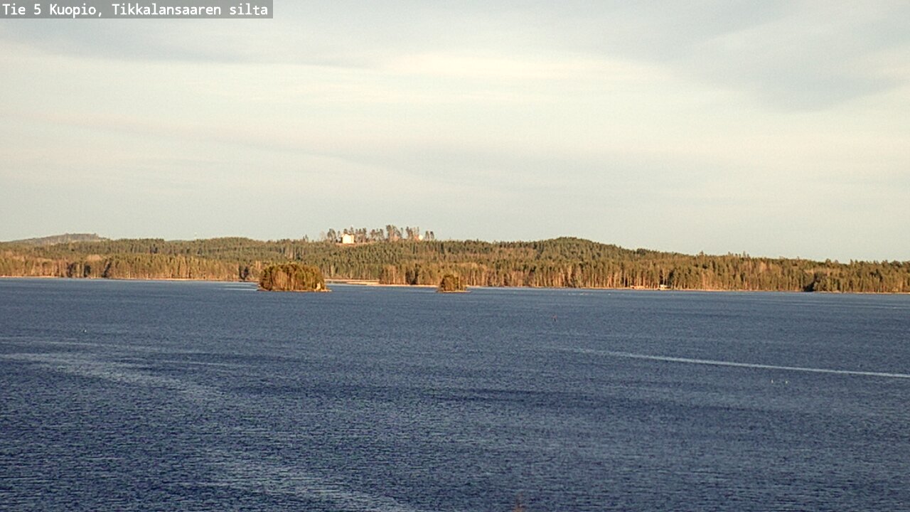 Weather Camera Image Väg 5 Kuopio, Tikkalansaari, Kuopio, Pohjois-Savo