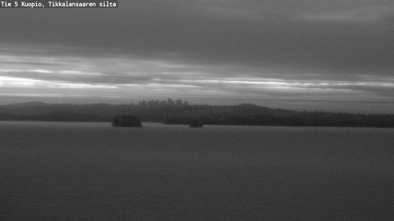 Weather Camera Image Väg 5 Kuopio, Tikkalansaari, Kuopio, Pohjois-Savo
