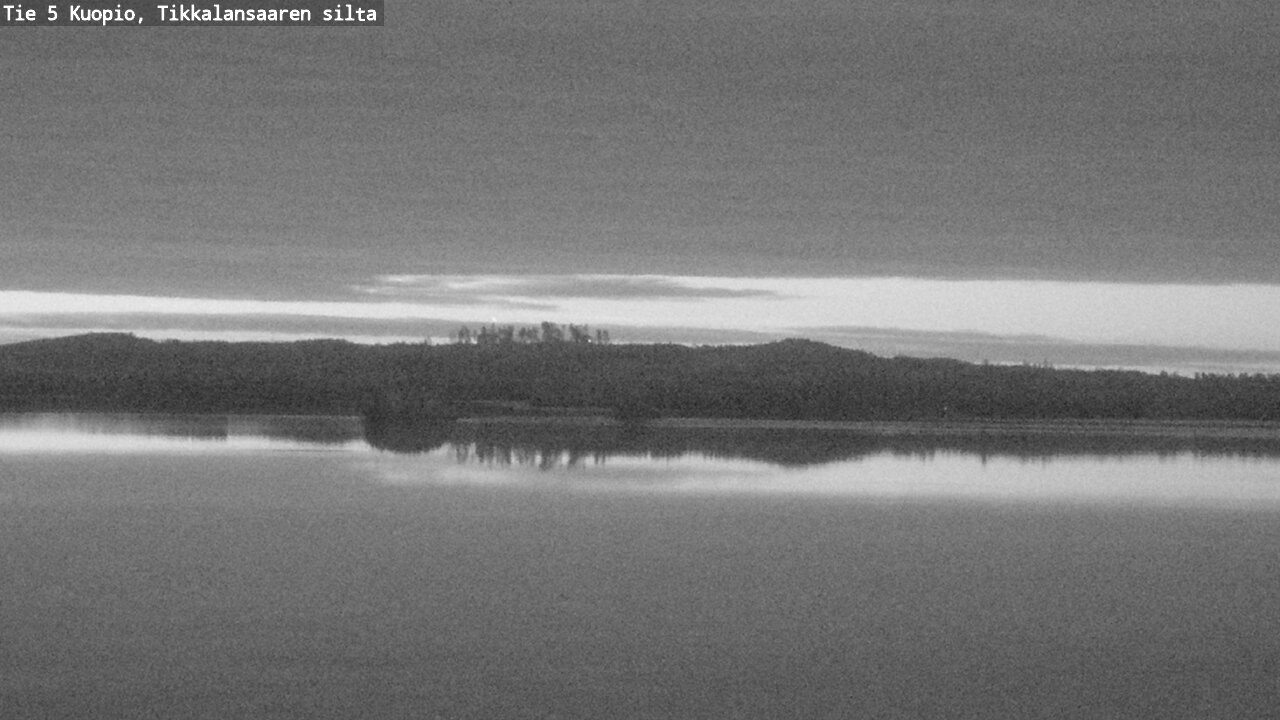 Weather Camera Image Väg 5 Kuopio, Tikkalansaari, Kuopio, Pohjois-Savo