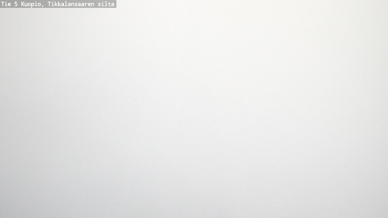 Weather Camera Image Road 5 Kuopio, Tikkalansaari, Kuopio, Pohjois-Savo