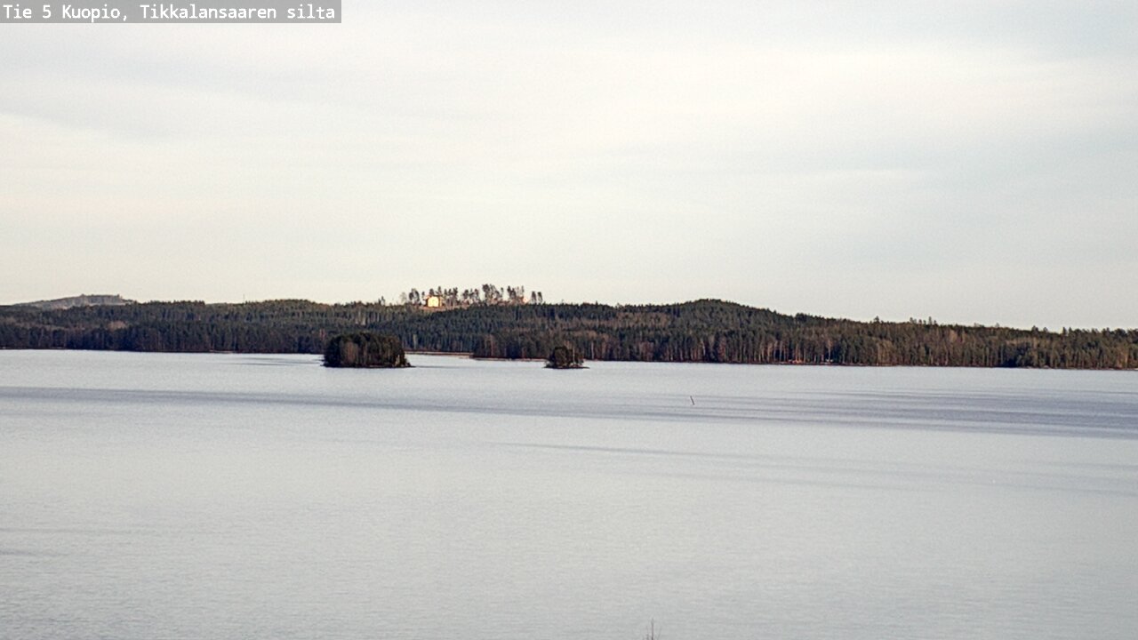 Weather Camera Image Väg 5 Kuopio, Tikkalansaari, Kuopio, Pohjois-Savo